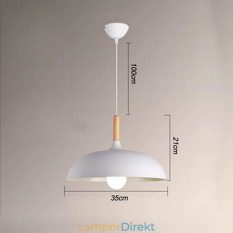 Modern Pendel Light Färgglad Macaron Pendel Lampa