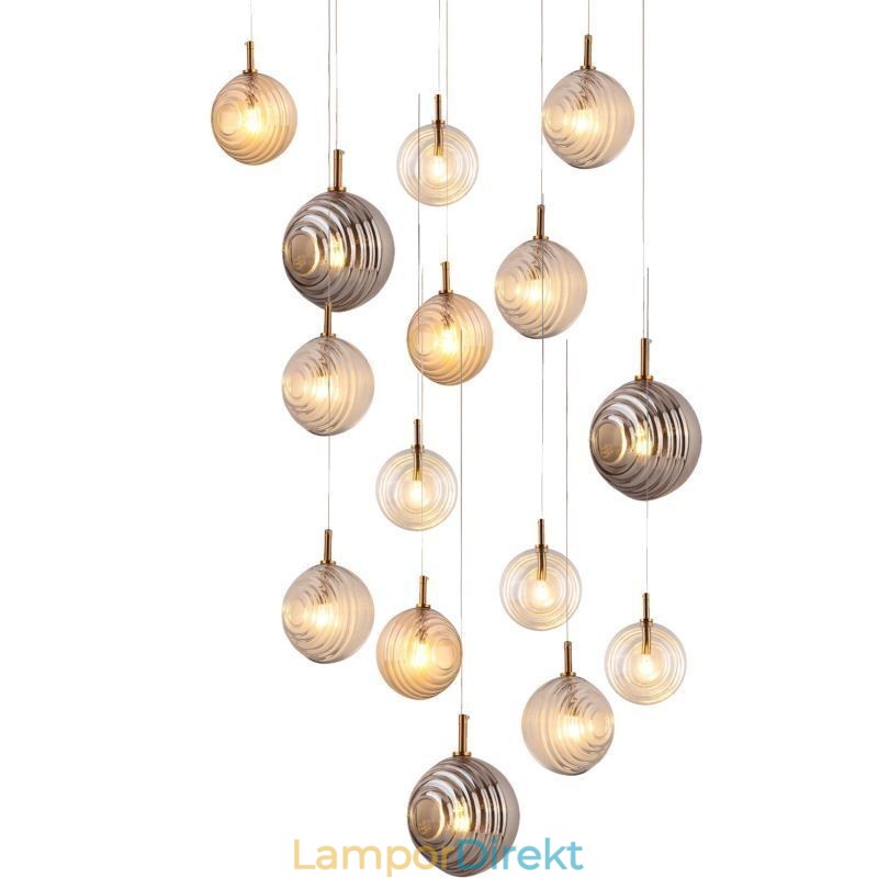 Glas Pendelljus Kreativt Dekorativt Glas Globe Loft