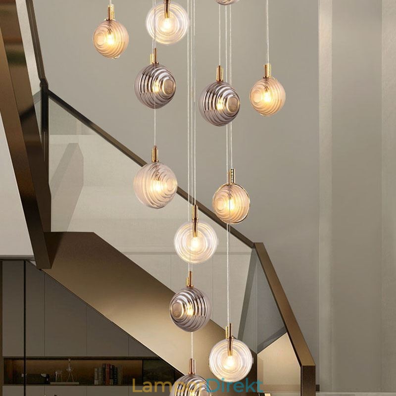 Glas Pendelljus Kreativt Dekorativt Glas Globe Loft