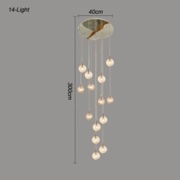 Glas Pendelljus Kreativt Dekorativt Glas Globe Loft