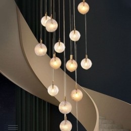 Glas Pendelljus Kreativt Dekorativt Glas Globe Loft