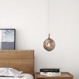 Glas Pendelljus Kreativt Dekorativt Glas Globe Loft