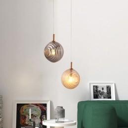 Glas Pendelljus Kreativt Dekorativt Glas Globe Loft