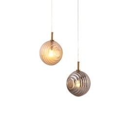 Glas Pendelljus Kreativt Dekorativt Glas Globe Loft