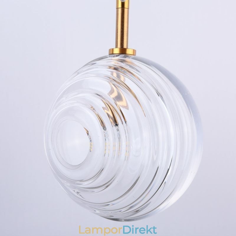 Glas Pendelljus Kreativt Dekorativt Glas Globe Loft