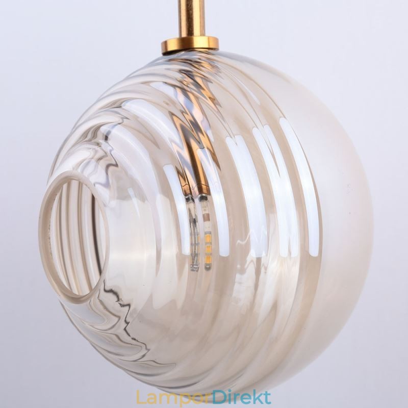 Glas Pendelljus Kreativt Dekorativt Glas Globe Loft