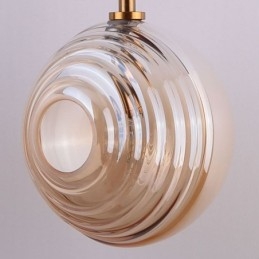 Glas Pendelljus Kreativt Dekorativt Glas Globe Loft