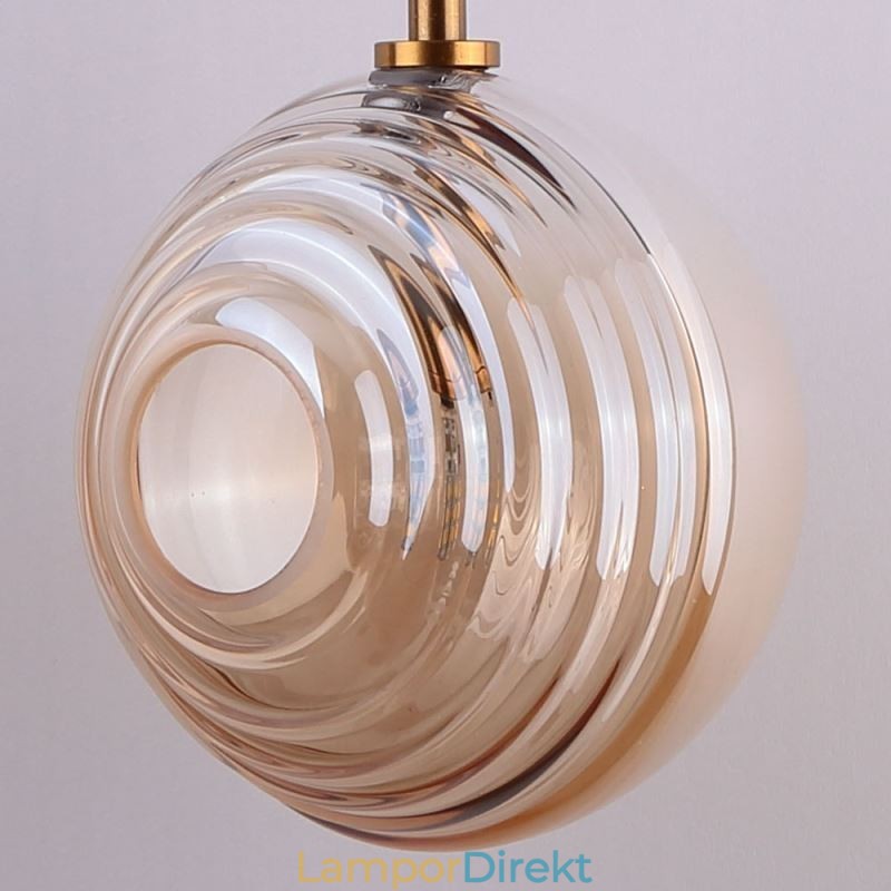 Glas Pendelljus Kreativt Dekorativt Glas Globe Loft