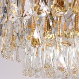 Europeisk Taklampa Crystal Rund Taklampa
