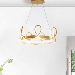 Modern Hänglampa Krona Taklampa Aluminium 1 Ljus
