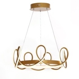 Modern Hänglampa Krona Taklampa Aluminium 1 Ljus