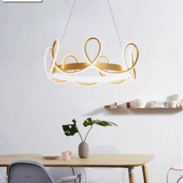 Modern Hänglampa Krona Taklampa Aluminium 1 Ljus