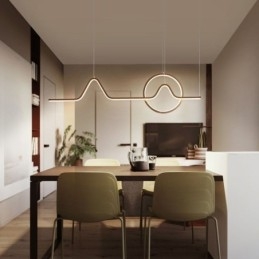 Pendellampa Minimalistisk Dekorativ Ljusarmatur 52W
