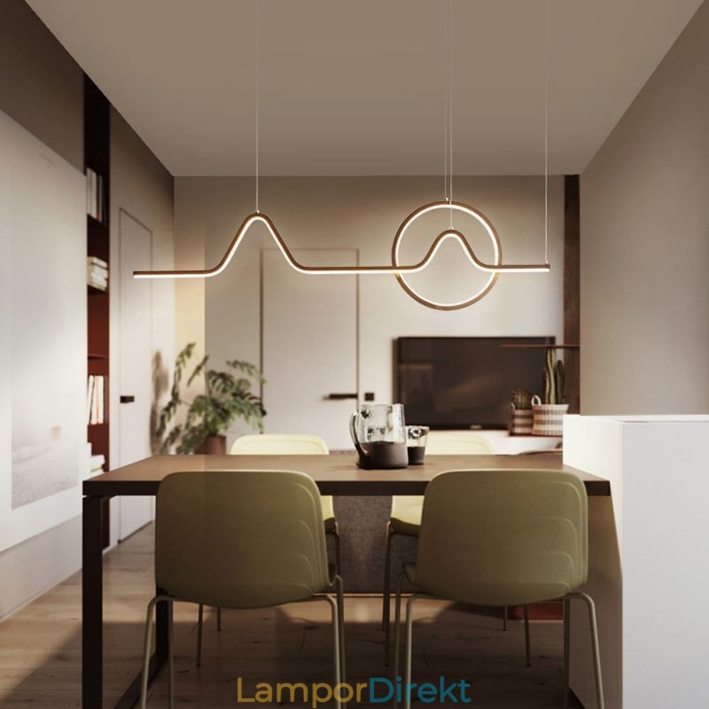 Pendellampa Minimalistisk Dekorativ Ljusarmatur 52W