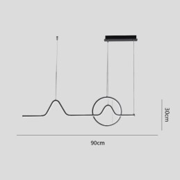 Pendellampa Minimalistisk Dekorativ Ljusarmatur 52W