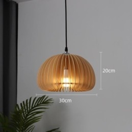 Pendellampa I Retrostil Basswood Pumpa Pendellampa