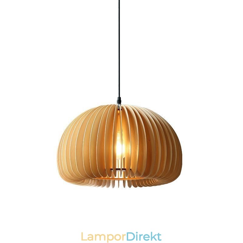 Pendellampa I Retrostil Basswood Pumpa Pendellampa