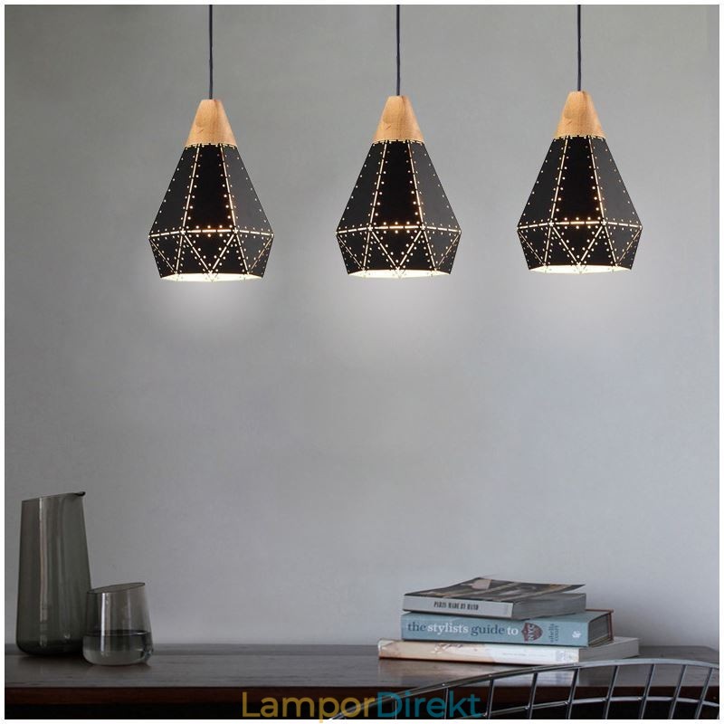 Industriell Retro Vintage Hängande Ljus Ihålig Lampskärm