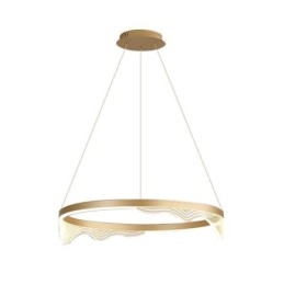 Nordic Aluminium Pendellampa Golden Wave Ripple Hanging Light