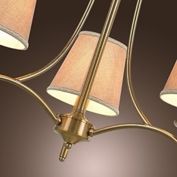 Modern Samtida Traditionell Klassisk Rustik Lodge Vintage Island Mässing Metal Chandelier Dining