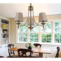 Modern Samtida Traditionell Klassisk Rustik Lodge Vintage Island Mässing Metal Chandelier Dining