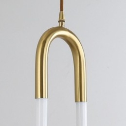 Modern Enkel Taklampa I Mässing