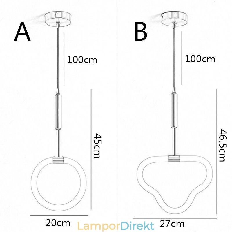 Modern Taklampa Dimbar Taklampa I Akryl L