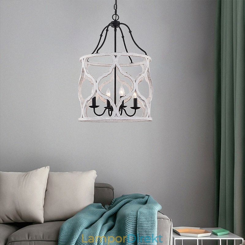 Vintage Style 4 Light Lantern Pendel Light