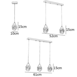 Mini Simple Crystal Ball Light Hänglampa Taklampa