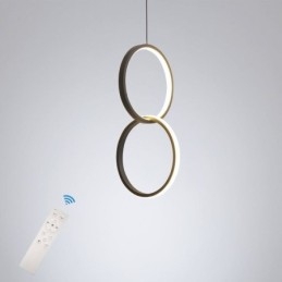 Mimimalistisk Dubbelring Taklampa
