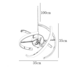 Swivel Globe Pendelljus Dekorativ Taklampa