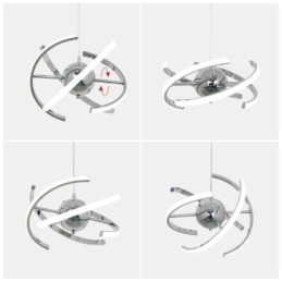 Swivel Globe Pendelljus Dekorativ Taklampa