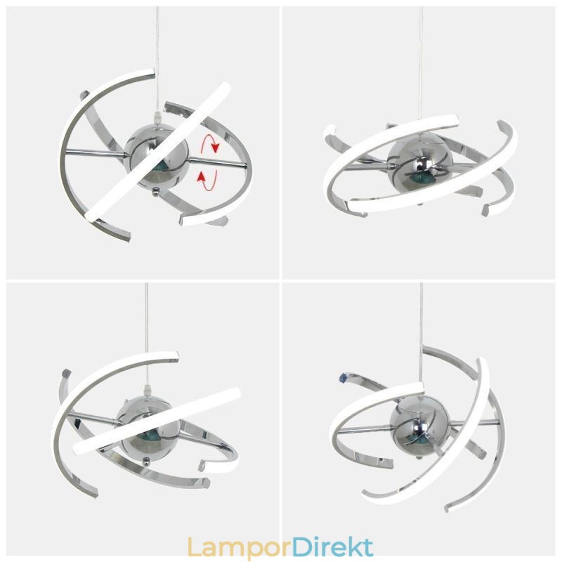 Swivel Globe Pendelljus Dekorativ Taklampa