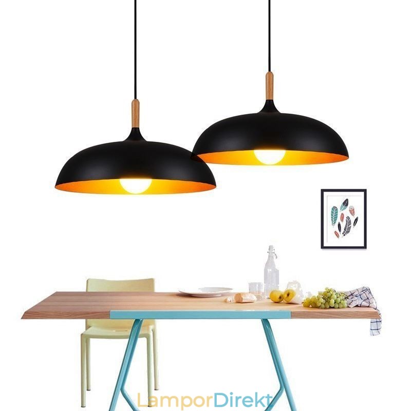 Modern Taklampa Minimalistisk Dekorativ Ljusarmatur Svart Vit