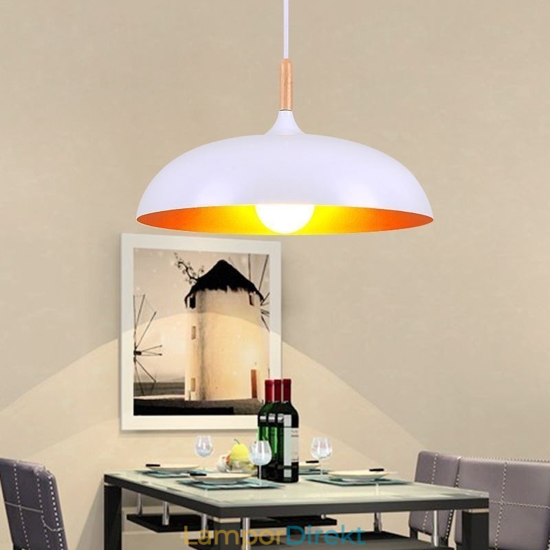 Modern Taklampa Minimalistisk Dekorativ Ljusarmatur Svart Vit
