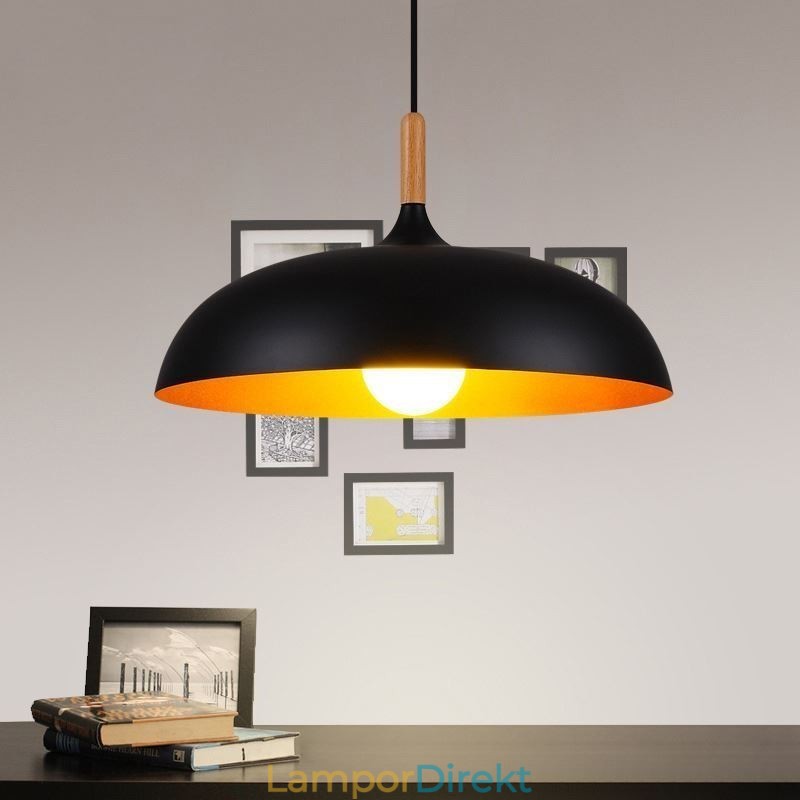 Modern Taklampa Minimalistisk Dekorativ Ljusarmatur Svart Vit