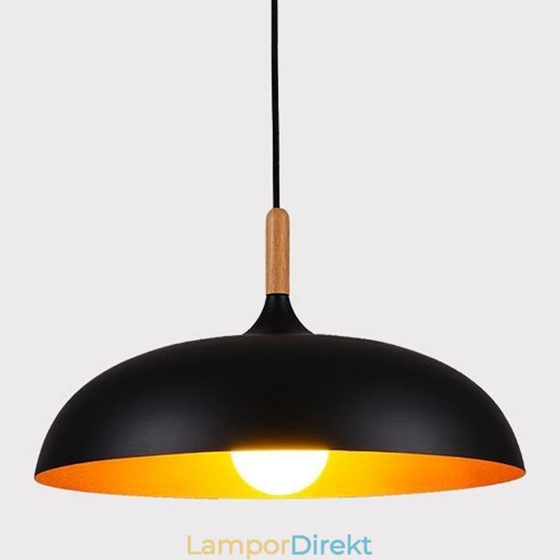 Modern Taklampa Minimalistisk Dekorativ Ljusarmatur Svart Vit