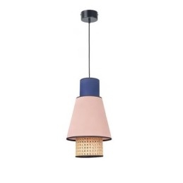 1 Ljus Klänning Lampskärm Hängande Lampa Bambu Väv Belysning