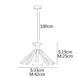 Pendellampa I Enkel Stil I Trä