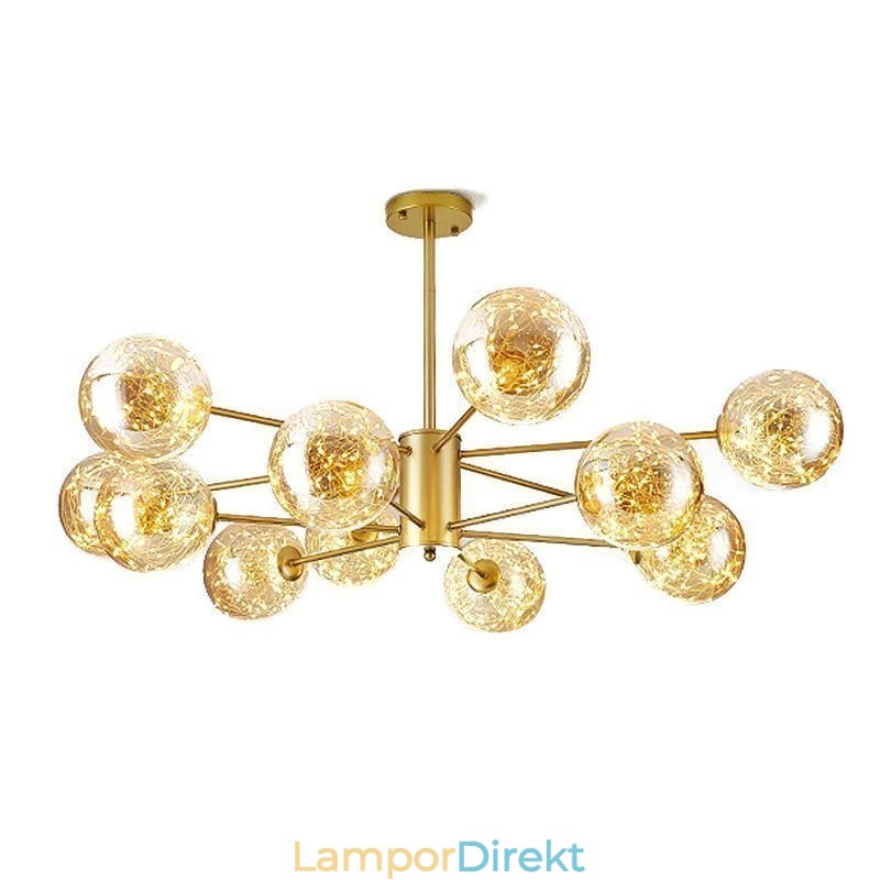 Magic Bean Pendellampa Nordic Style Glaskula Gypsophila Pendellampa
