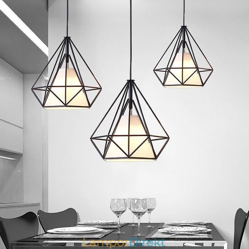 Diamantformad Taklampa Modern Minimalistisk Dekorativ Ljusarmatur