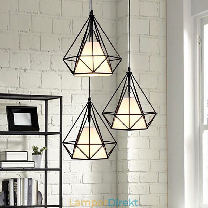 Diamantformad Taklampa Modern Minimalistisk Dekorativ Ljusarmatur