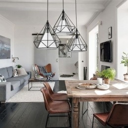 Diamantformad Taklampa Modern Minimalistisk Dekorativ Ljusarmatur