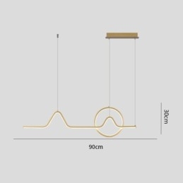 Pendellampa Minimalistisk Dekorativ Ljusarmatur 52W