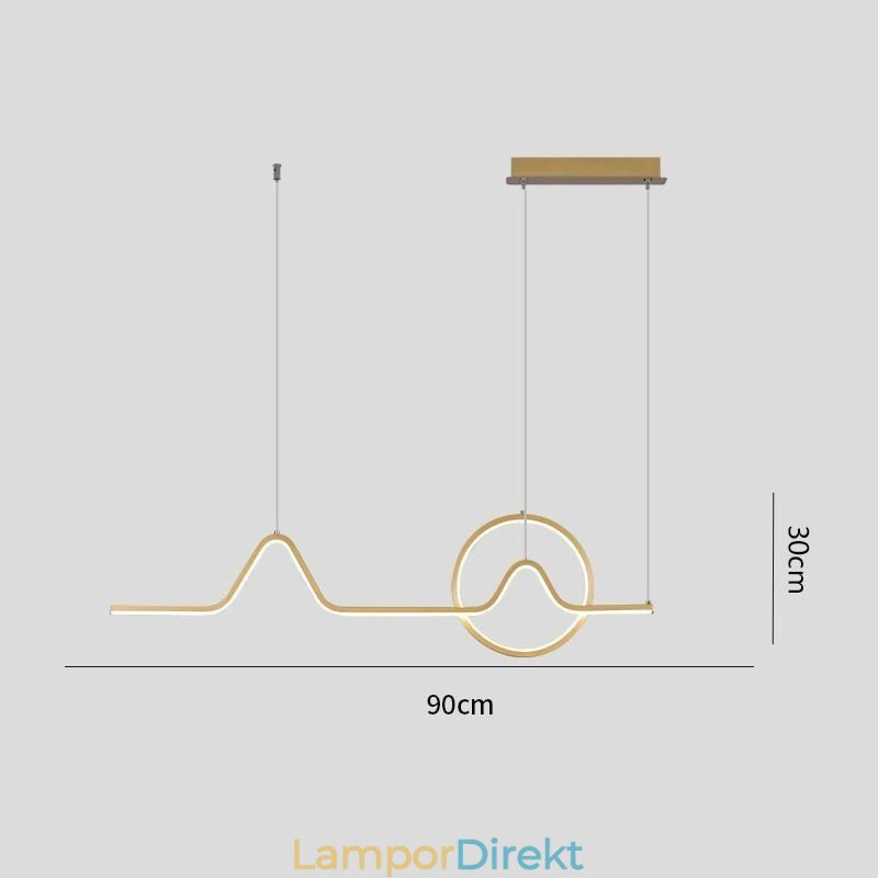 Pendellampa Minimalistisk Dekorativ Ljusarmatur 52W