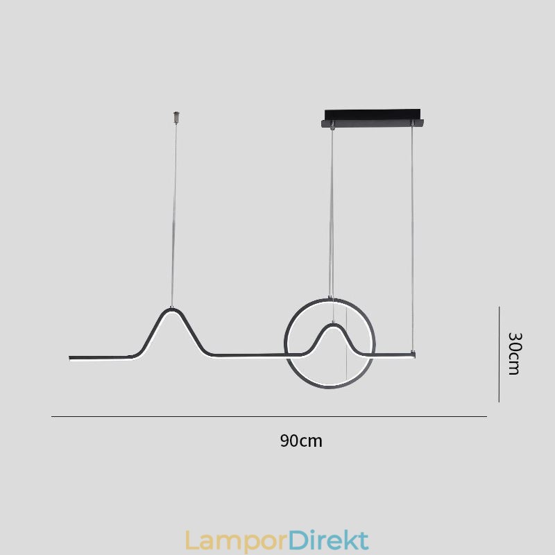 Pendellampa Minimalistisk Dekorativ Ljusarmatur 52W