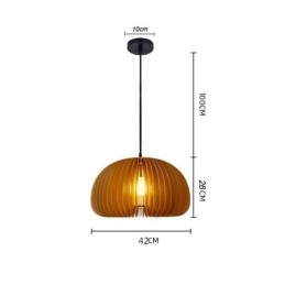 Pendellampa I Retrostil Basswood Pumpa Pendellampa