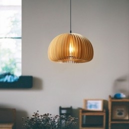 Pendellampa I Retrostil Basswood Pumpa Pendellampa