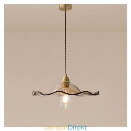 Lotus Leaf Glas Pendel Light Creative Dekorativ Ljusarmatur Lotus Leaf Glas Pendel Light Creative Dekorativ Ljusarmatur