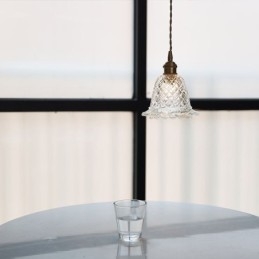 Modernt Blomsterglas Taklampa 1 Ljus Dekorativ Ljusarmatur